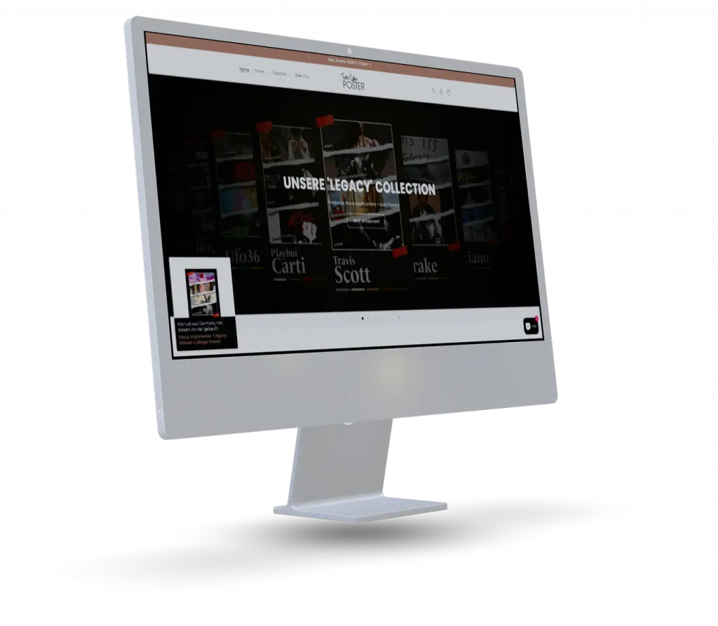 TurnYouPoster MacBook MockUp