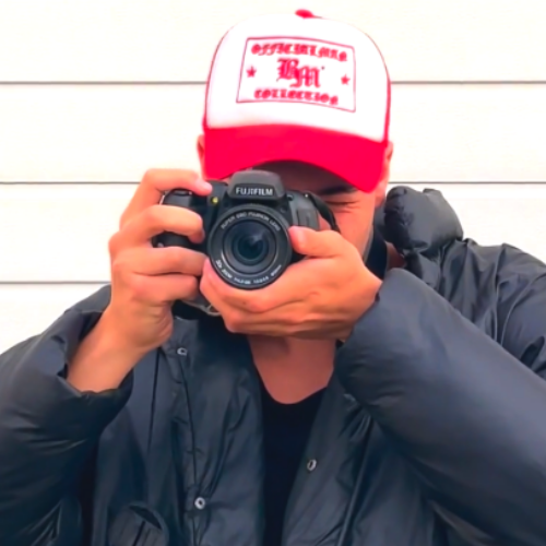 Benjamin fotografiert